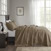 Reversible Bedspread Set Mocha Queen