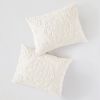 3-Piece Tufted Cotton Chenille Medallion Comforter Set