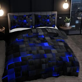 Abstract Grid Series Quilt Cover Digital Printing Bedding (Option: 6 Style-180 X210 Three Pieces)